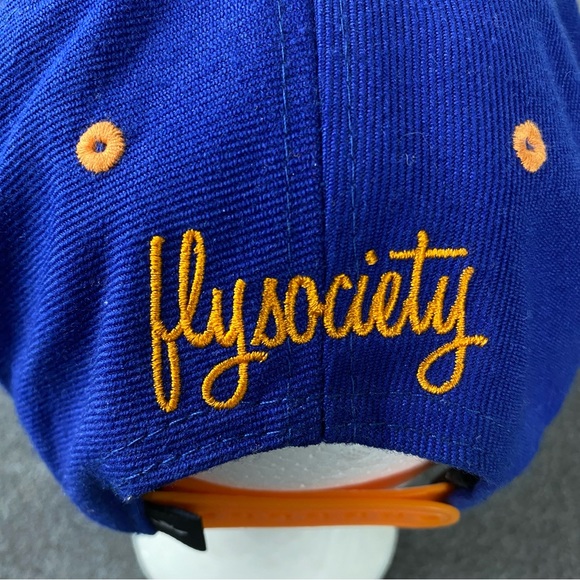 Fly Society Embroidered Men's Fly High Snapback Hat Wool Blend - Picture 10 of 11